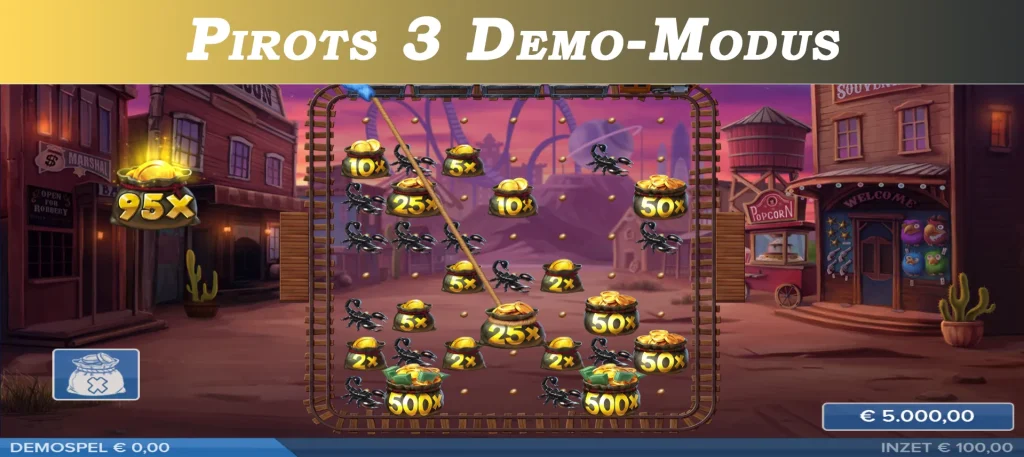 pirots 3 demo modus
